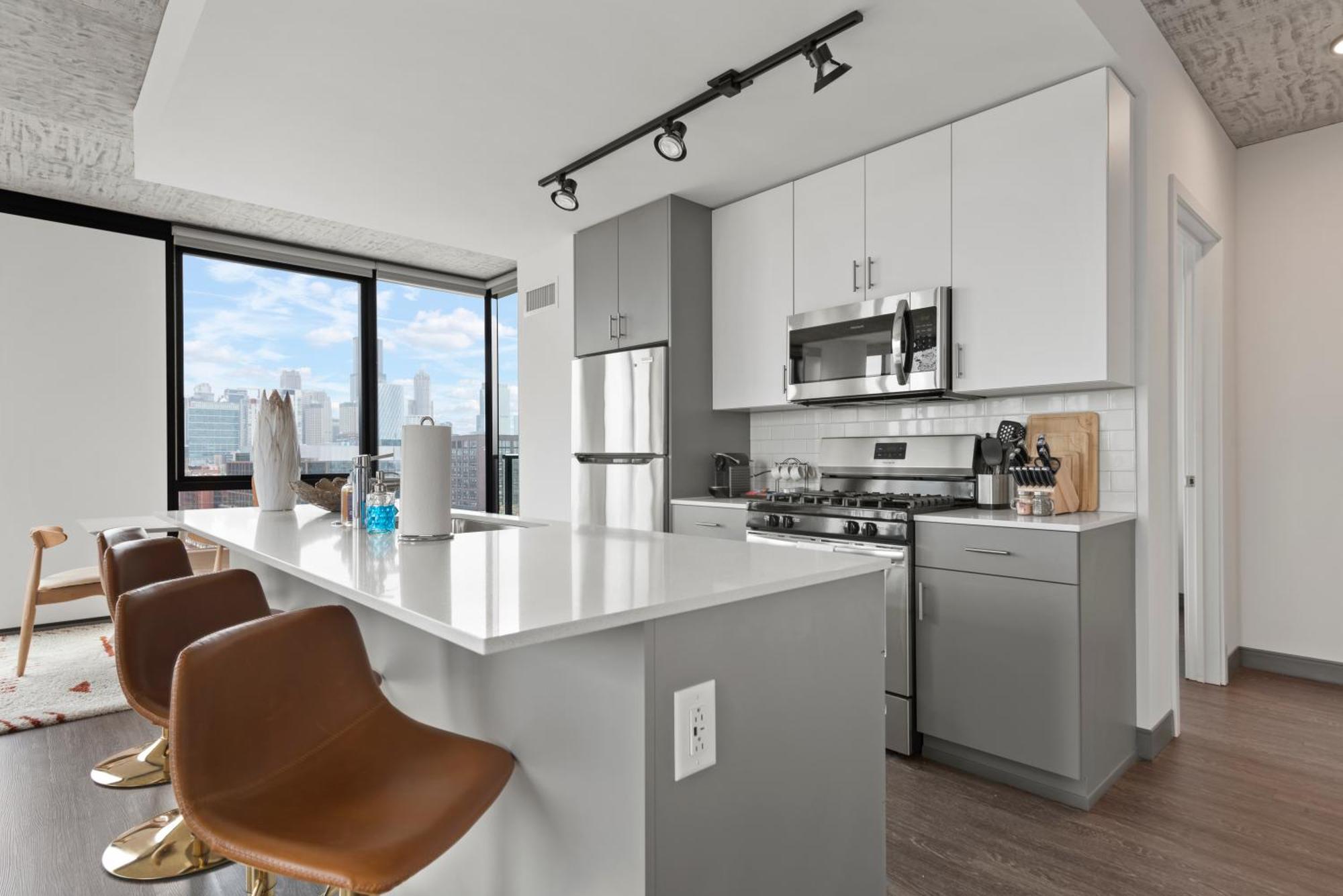 Fulbrix Bright Designer With West Loop Views *